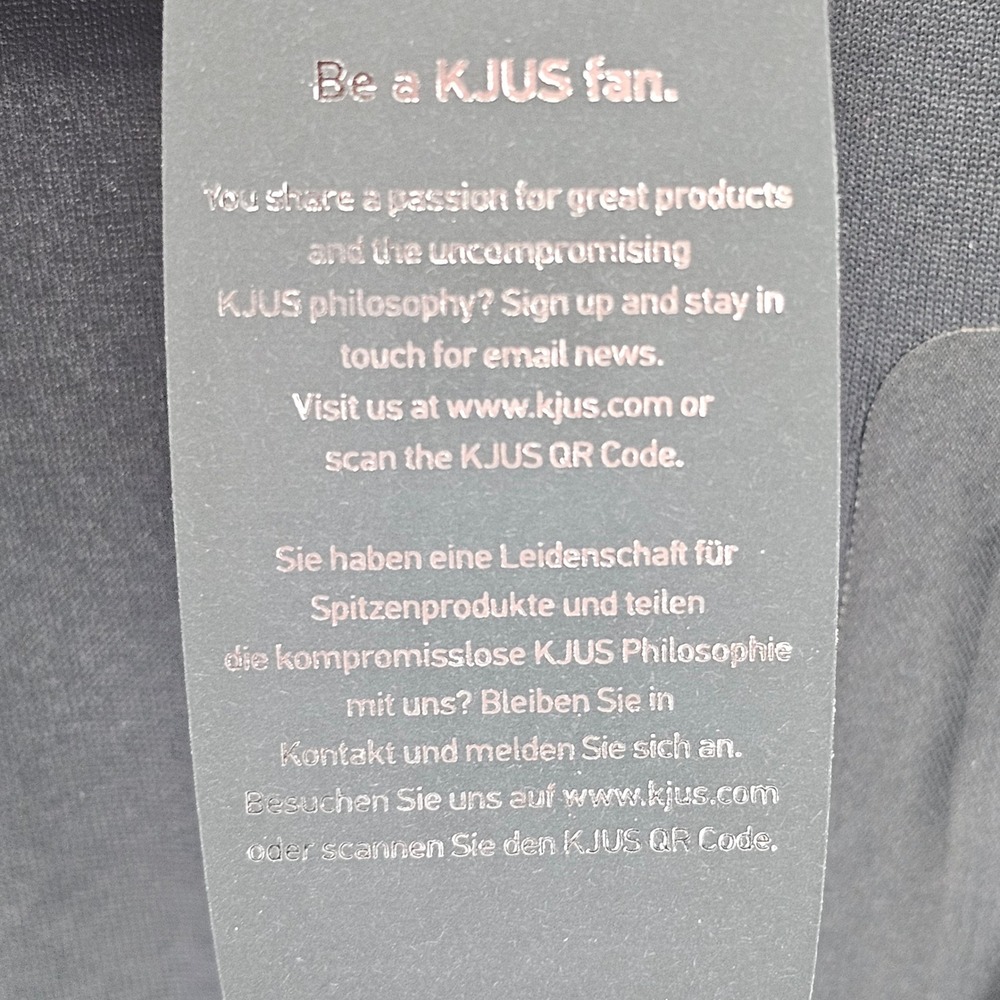 KJUS Men Hydraulic Half-Zip Pullover Black MS25-807 Size 2XL XXL Mock Neck NWT - Picture 6 of 10